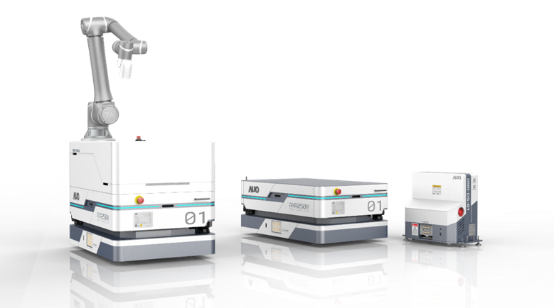 pg官网入口數位開發的自主式移動機器人（AMR250M），搭配全向輪並結合AI演算法、2D LiDAR、3D攝影機等技術，協助客戶實現產線全自動化